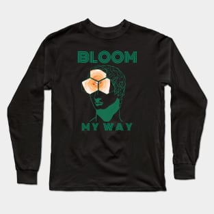 Bloom My Way Out of the Dark Mint Long Sleeve T-Shirt